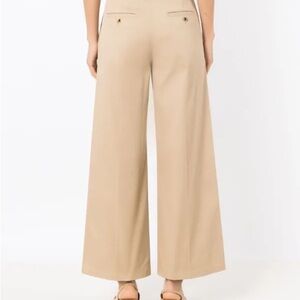Elegant Tan Wide-Leg Women's Pants